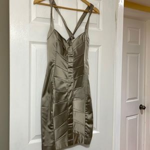 Bebe champagne size medium dress